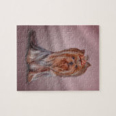 スケッチブリードヨークシャーテリア犬 ジグソーパズル (横)