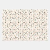 スケッチボホツリーズホリデーラッピング紙 ラッピングペーパーシート (正面3)