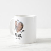 スケッチママハートフォト コーヒーマグカップ (正面左)