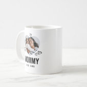 スケッチママハート写真 コーヒーマグカップ (正面左)