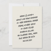 スケッチマーカーリハーサルディナー 招待状 (正面)