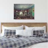 スケッチルーム・オブ・アレクサンドラ キャンバスプリント (インサイチュ (寝室))