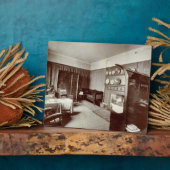 スケッチルーム， Kelmscott House, London, 1896 （写真） フォトプラーク (側面)