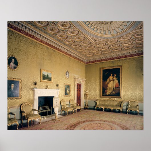 スケッチルームbyアダム， c.1770-80 ポスター (正面)