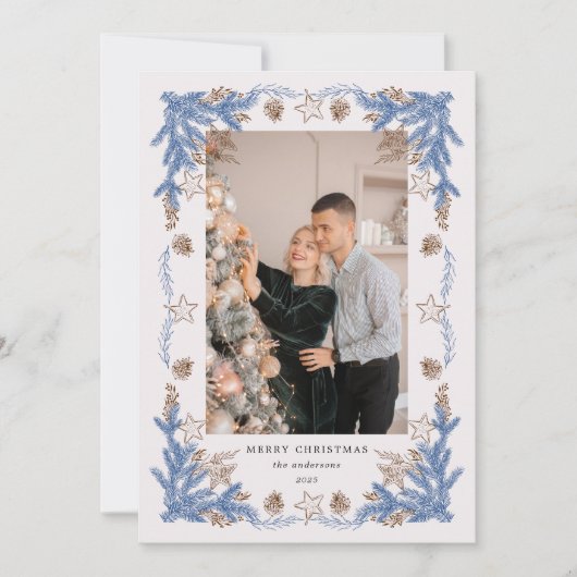 スケッチヴィンテージブルーゴールデンフォト シーズンカード (正面)