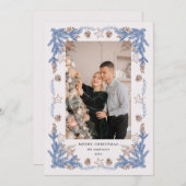 スケッチヴィンテージブルーゴールデンフォト シーズンカード (正面/裏面)