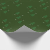 スケッチークリスマスツリーラッピング紙 ラッピングペーパー (角)