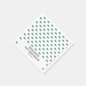 スケッチーグリーントラクターファームウィンドミルボーイ誕生日 スタンダードカクテルナプキン (角)