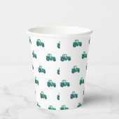 スケッチートラクターファームウィンドミルバースデーパーティー紙 紙コップ (右)