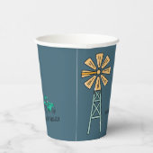 スケッチートラクターファームウィンドミルバースデーパーティー 紙コップ (右)