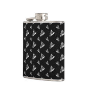 スケッチー帆船型 フラスク (左)