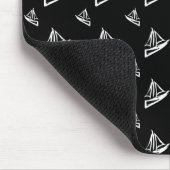 スケッチー帆船型 マウスパッド (コーナー)