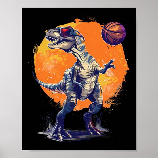 スケッチ好きな人のためのT-Rexのスケッチアート ポスター (正面)