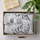 スケッチ妖精葉ファンタジー花の植物mysti 薄葉紙 (ギフト)