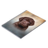 スケッチ子犬ラブラドール ノートブック (左側)