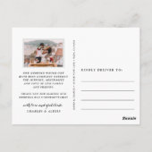 スケッチ感謝してい |結婚さんの写真 ポストカード (裏面)