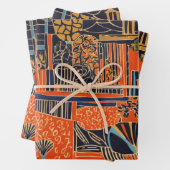 スケッチ抽象芸術アート ラッピングペーパーシート (インサイチュ)