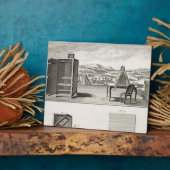 スケッチ支援:基本的な木製のカメラのおぼろと フォトプラーク (側面)