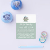 スケッチ教会、キリスト教聖書クラス広告 チラシ (シングル)