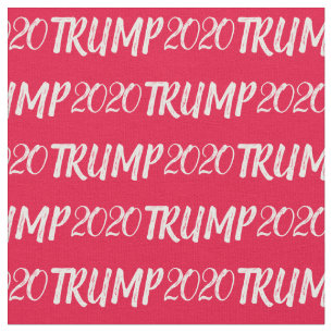 スケッチ文字ドナルドトランプ2020パターン ファブリック