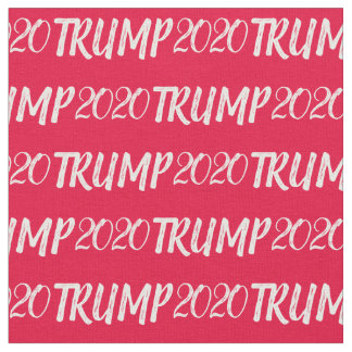 スケッチ文字ドナルドトランプ2020パターン ファブリック