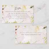 スケッチ春油絵を描ハネムーンファンド エンクロージャーカード (正面/裏面)