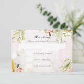 スケッチ春絵を描結婚油 出欠カード (スタンド正面)