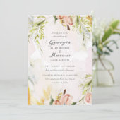 スケッチ春絵を描結婚油 招待状 (スタンド正面)