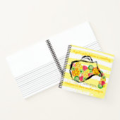 スケッチ果実サングリアパーソナライズされたレシピ料理本 ノートブック (内部)