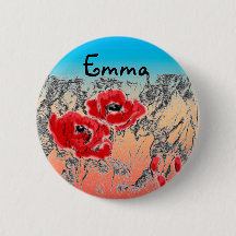 スケッチ灰色の黒い赤い花ポピーフローラグラ