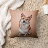 スケッチ犬がウェルシュコーギー クッション (ブランケット)