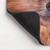 スケッチ犬のポメラニア犬のスピッツ マウスパッド (コーナー)