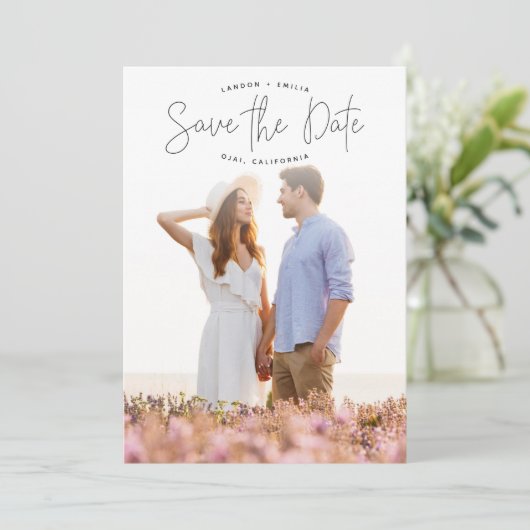 スケッチ発表の垂直写真日付の保存 セーブザデート (スタンド正面)