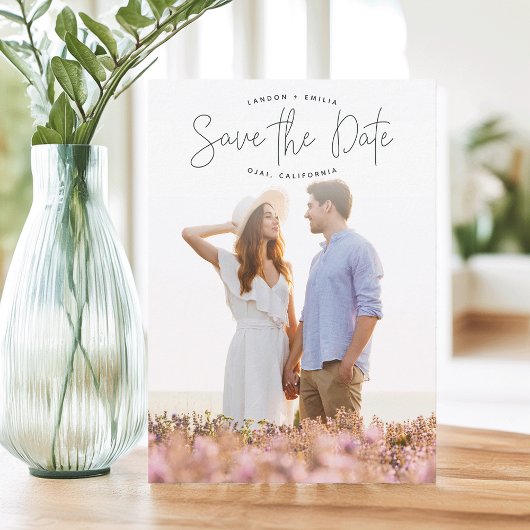 スケッチ発表の垂直写真日付の保存 セーブザデート