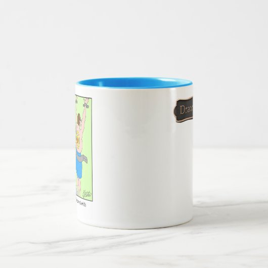 スケッチ空白のa – アクプカスタマイズルニスト ツートーンマグカップ (中央)