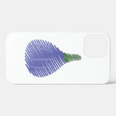 スケッチ紫の図 Case-Mate iPhoneケース (裏面 (横))