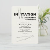 スケッチ羅針盤卒業招待状 招待状 (スタンド正面)