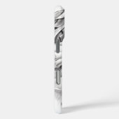 スケッチ胸すごいの男のロゴ Case-Mate iPhoneケース (裏面 / 右)