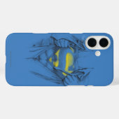 スケッチ胸すごいの男のロゴ Case-Mate iPhoneケース (裏面 (横))