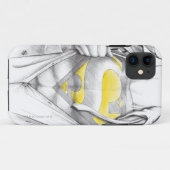 スケッチ胸すごいの男のロゴ Case-Mate iPhoneケース (裏面(横))