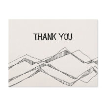 スケッチ自然ありがとうはがき