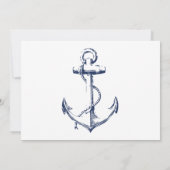 スケッチ航海のいかり白海軍の写真 セーブザデート (裏面)