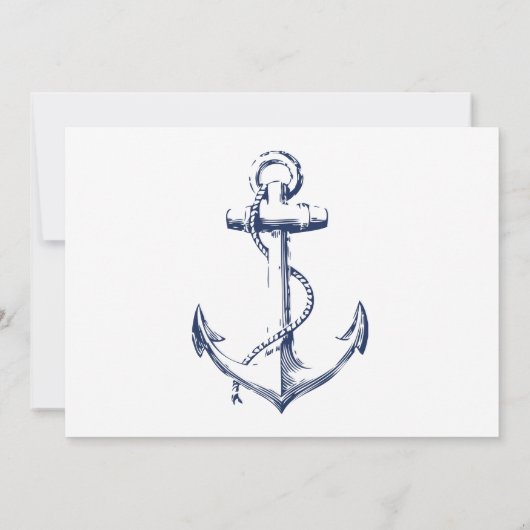 スケッチ航海のいかり白海軍の写真 セーブザデート (裏面)