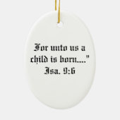 スケッチ色鉛筆出生 セラミックオーナメント (裏面)