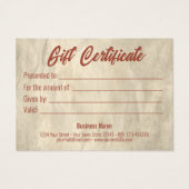 スケッチ落書きハートスケッチペンギフトカード (裏面)