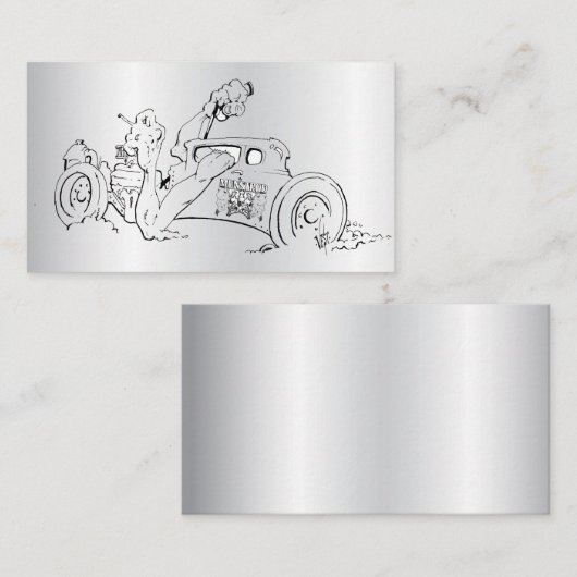 スケッチ通りロッド名刺 名刺 (正面/裏面)