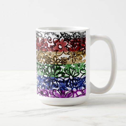 スケッチ開花マグ コーヒーマグカップ (右)