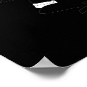 スケッチ頭風変わり顔ワイルドヘアスタイル ポスター (角)