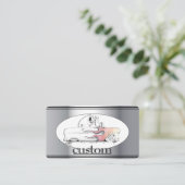  スケッチ顧客自動名刺 名刺 (スタンド正面)