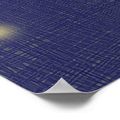 スケッチ飛んでいる鳥 ポスター (角)